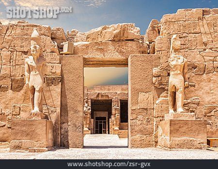 
                Archäologie, ägypten, Tempelanlage                   