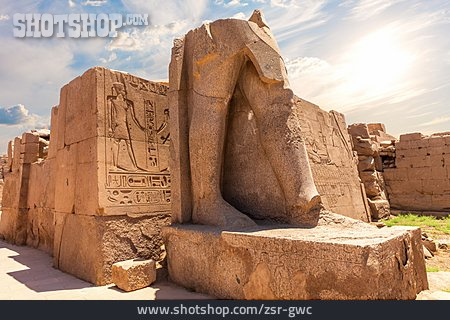 
                Archäologie, ägypten, Karnak-tempel                   