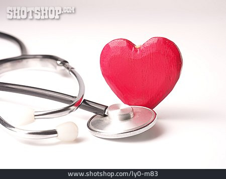 
                Herz, Stethoskop, Kardiologie                   