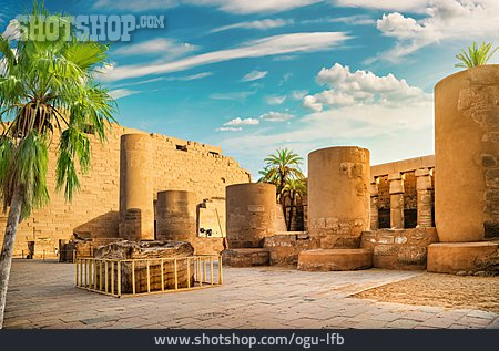 
                Archäologie, Tempelanlage, Karnak-tempel                   