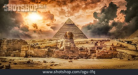 
                Pyramide, Große Sphinx Von Gizeh                   