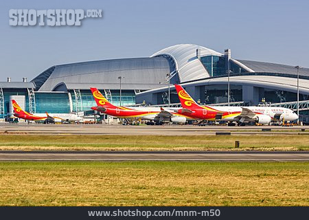 
                Flugzeug, Flughafen, Guangzhou                   