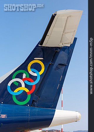 
                Flugzeug, Leitwerk, Olympic Air                   