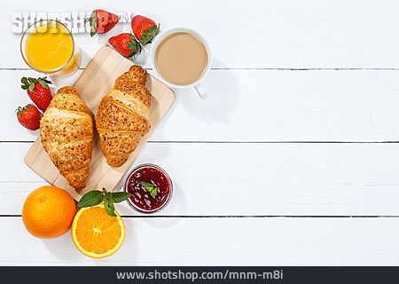 
                Croissant, Frühstück, Süßes Frühstück                   