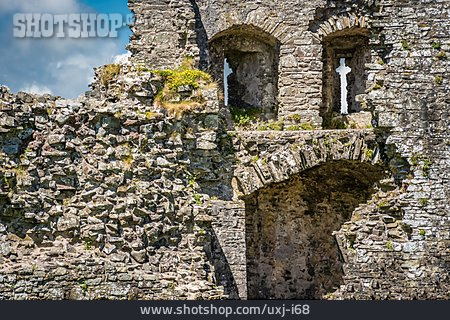 
                Wales, Burgruine, Llansteffan Castle                   