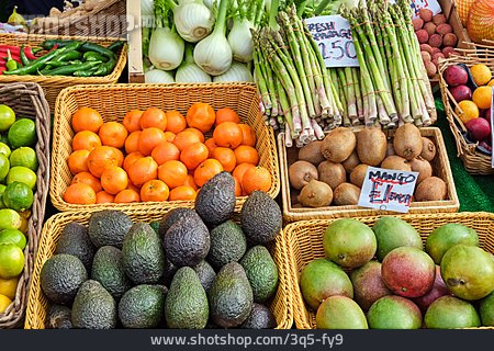 
                Spargel, Avocado, Gemüsemarkt                   