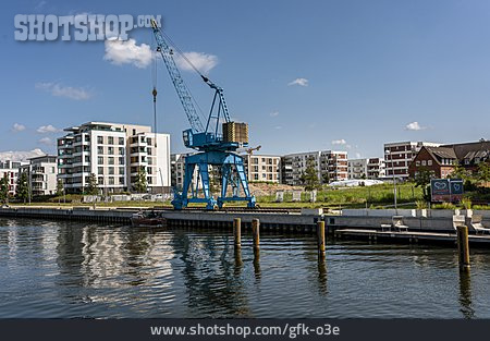 
                Hafenkran, Schwerin, Hafengebiet                   