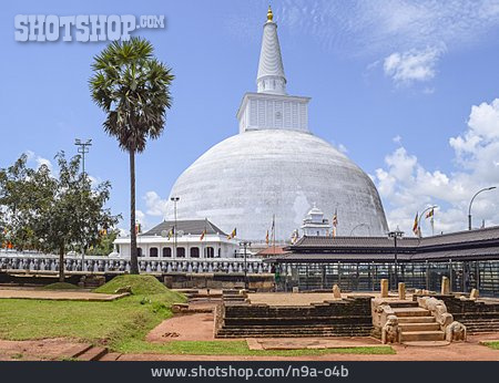 
                Stupa, Buddhistischer Tempel, Ruwanwelisaya                   