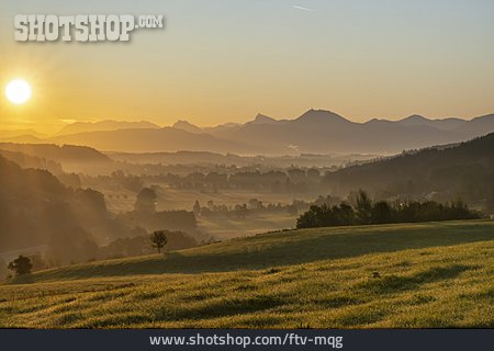 
                Sonnenaufgang, Morgenstimmung, Salzburger Land                   