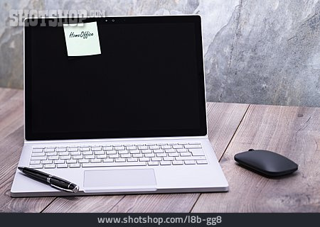 
                Laptop, Computerarbeitsplatz, Homeoffice                   