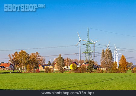 
                Stromversorgung, Windenergie, Wainsdorf                   