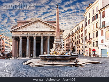 
                Pantheon, Piazza Della Rotonda, Obelisco Macuteo                   