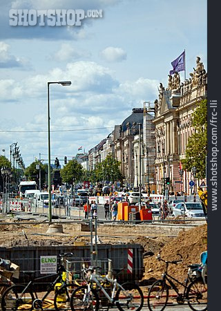 
                Berlin, Baustelle, Unter Den Linden, Infrastruktur                   