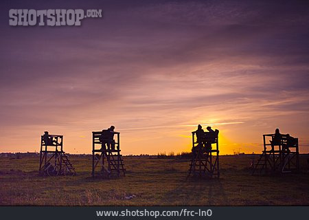 
                Sonnenuntergang, Chillen, Tempelhofer Feld                   