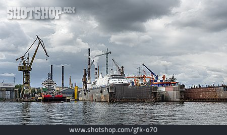 
                Werft, Schiffbau, Danzig                   