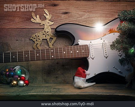 
                Gitarre, Weihnachtsgeschenk, Weihnachtsmusik                   