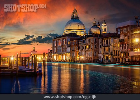 
                Abendrot, Venedig, Canale Grande                   