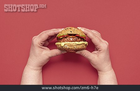 
                Hamburger, Burger, Vollkornbrötchen                   
