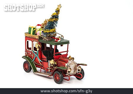 
                Weihnachtsdekoration, Spielzeugauto                   