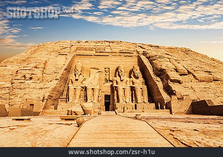 
                Archäologie, ägypten, Tempel Von Abu Simbel                   