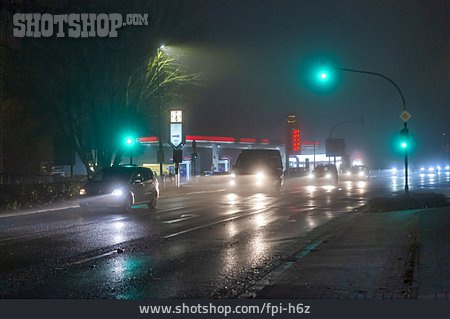 
                Straße, Autos, Scheinwerferlicht                   