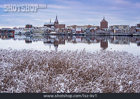 
                Winter, Warnow, Rostock                   