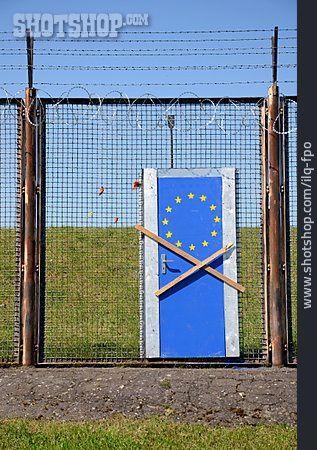 
                Grenze, Verschlossen, Europäische Union, Asylpolitik, Abschottung                   