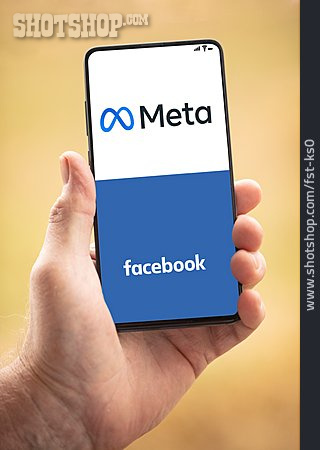
                Smartphone, Unternehmen, Facebook, Meta                   