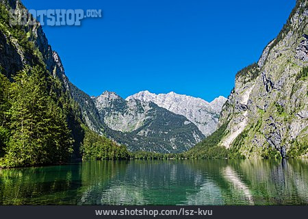 
                Bergsee, Obersee, Berchtesgadener Alpen                   