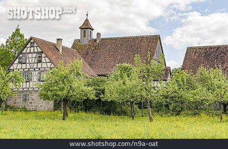 
                Dorf, Obstbaum, Süddeutschland                   