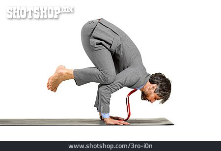 
                Businessman, Balance, Yoga                   