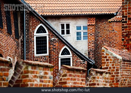 
                Ancient, Old Town, Brick Building                   