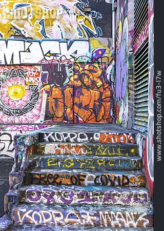 
                Treppe, Urban, Graffiti, Schmiererei                   