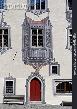 
                Wandmalerei, Hohes Schloss                   