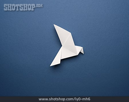 
                Taube, Origami, Papiervogel                   
