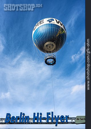 
                Heißluftballon, Weltballon Berlin                   