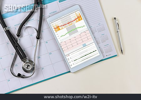 
                Digital, Vorsorge, Kardiologie, Untersuchungsergebnisse, Kardiogramm                   