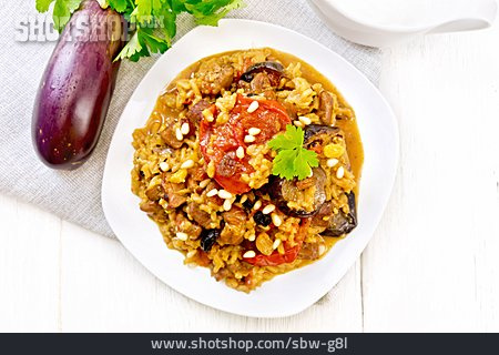 
                Orientalische Küche, Reisgericht, Pilaw                   