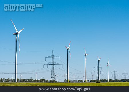 
                Elektrizität, Stromversorgung, Windenergie, Regenerative Energie                   