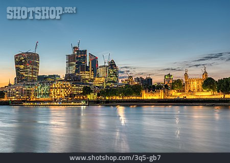 
                Skyline, London, Themse, Tower Of London                   