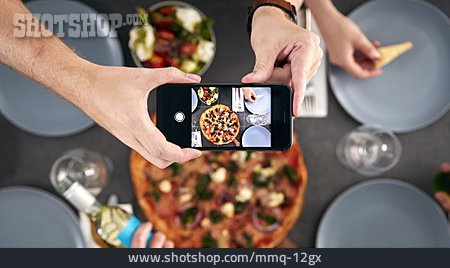 
                Fotografieren, Pizza, Mittagessen, Food-fotografie, Instagram                   