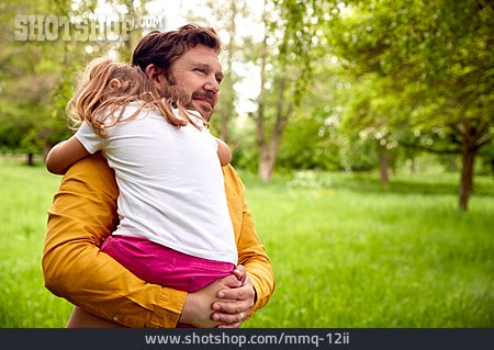 
                Father, Carrying, Tired, Walk, Daughter                   