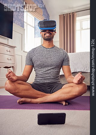 
                Zuhause, Meditation, Yoga, Videobrille                   