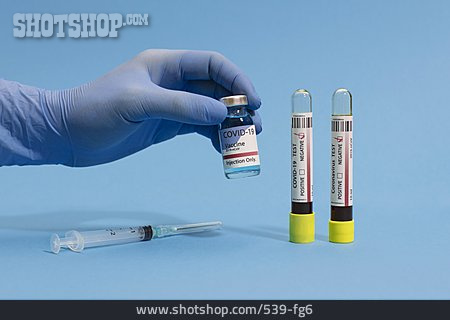 
                Impfstoff, Blutprobe, Covid-19, Vaccine                   