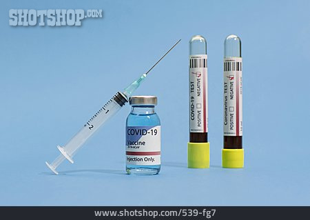 
                Impfstoff, Blutprobe, Coronavirus, Covid-19                   