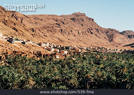 
                Wüste, Häuser, Marokko                   