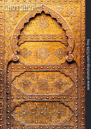 
                Golden, Tür, Orientalisch, Marokkanisch                   