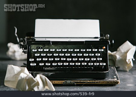 
                Retro, Schreiben, Schreibmaschine, Schriftsteller                   