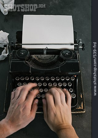 
                Schreiben, Schreibmaschine, Schriftsteller                   