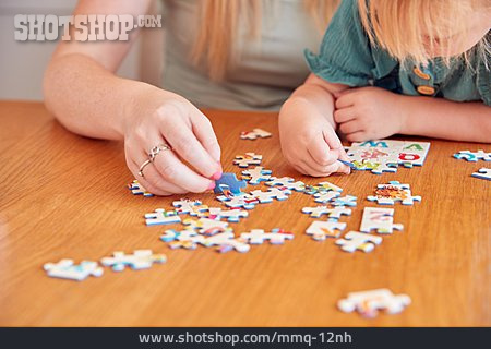 
                Mutter, Tochter, Denksport, Greifen, Puzzle                   